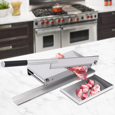Manual Meat Bone Cutter Heavy Duty Cutting Machine with Blade Bone Chopper