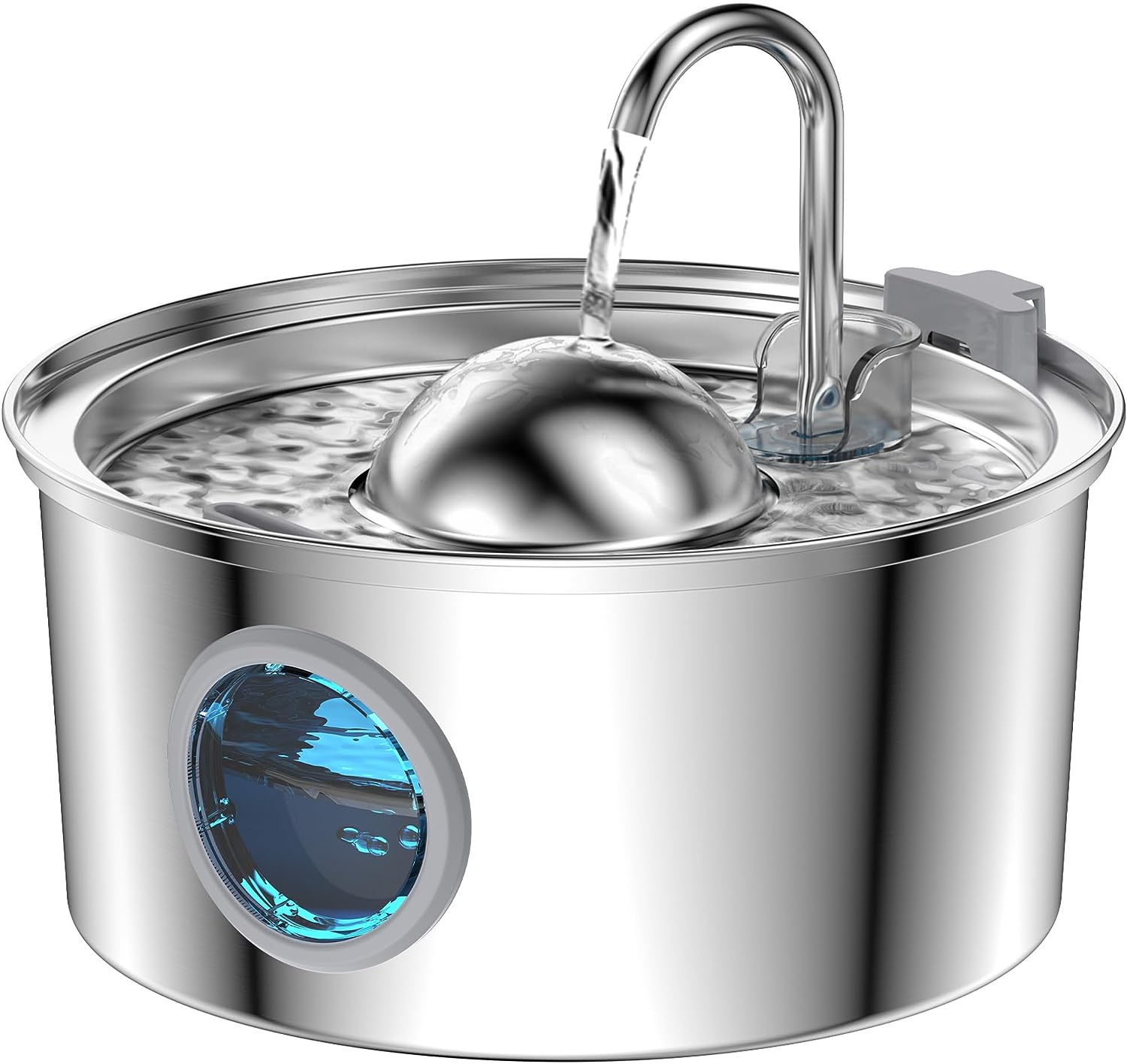 Cat Water Fountain for Drinking - 3.2L Stainless Steel Cat Fountain - Cat Water