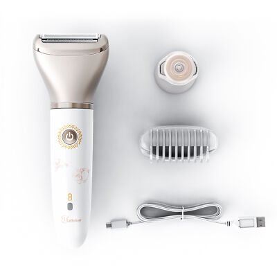 Hatteker Elektrorasierer für Frauen   Bikini-Trimmer 2-in-1 Wasserdichter