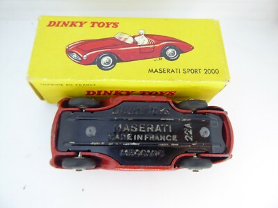 Boîte D'origine Vide Pour Dinky Toys 22A Maserati Sport 2000 - Collection