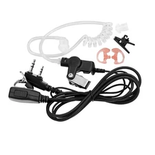 commountain Earpiece with PTT/Mic for Kenwood Baofeng SAMCOM BTECH BF-F8HP