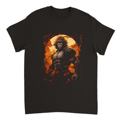 Affe Grafik T-Shirt Unisex Baumwolle Damen Herren Tiere Fitness Bodybuilding