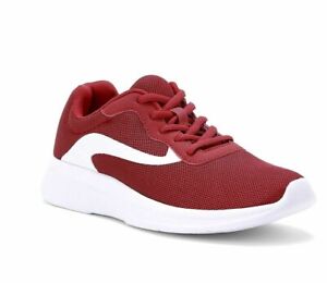 red memory foam shoes