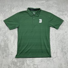 Nike Dri-Fit Men's Medium Polo Shirt Forest Green D Embroidered Logo 535685-361