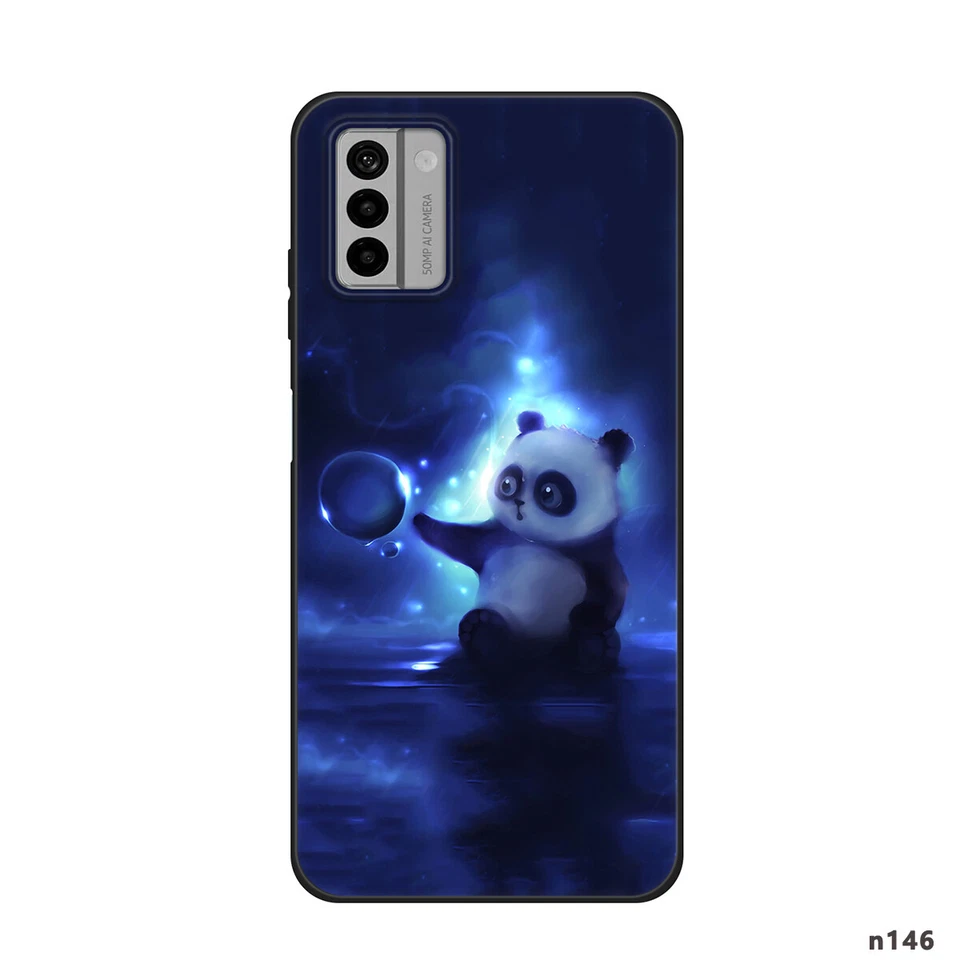 Preciosa funda de teléfono TPU suave con estampado de animales para Nokia G310 G400 C210 C110 HMD Foto 4 de 4