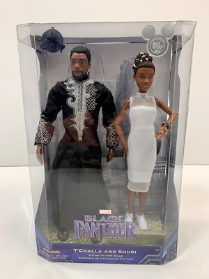 T'CHALLA AND SHURI 2-PACK ACTION DOLL SET D23 EXPO 2019 LIMITED RELEASE RARE HTF