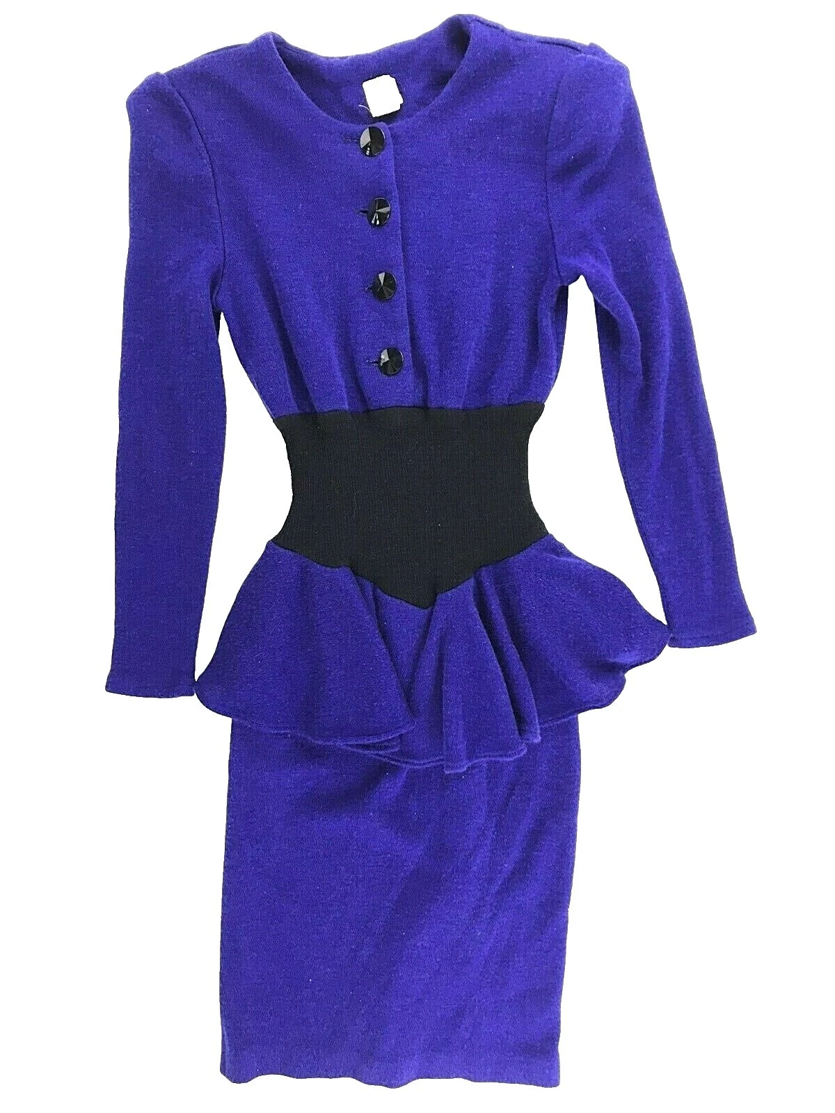 针织职业女士复古连衣裙