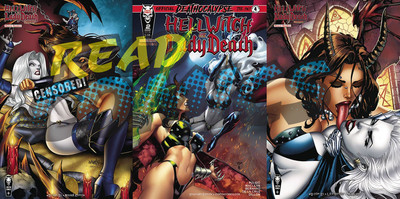 Coffin: HELLWITCH VS LADY DEATH - WARGASM #2 / 3-Pack Cover A B and D (risque)