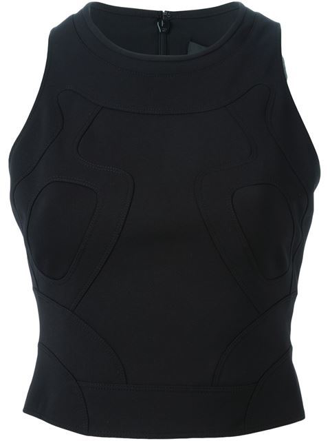 NWT $650 ALEXANDER WANG Sneaker Shell Tank Top Black [SZ 2] #1046