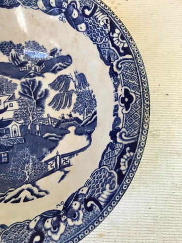 Vintage 1832 Ridgway England Engraved Semi China 6-1/4" Bowl Salad Sides #4 - Picture 3 of 6