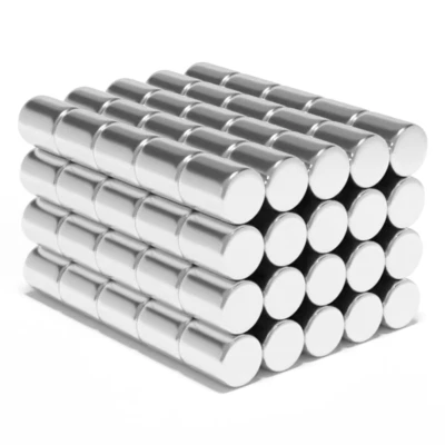 MAGNET STORE LIMITED Neodymium Cylinder Magnets 5mm x 6mm - N42 Grade Craft Supplies Super Strong