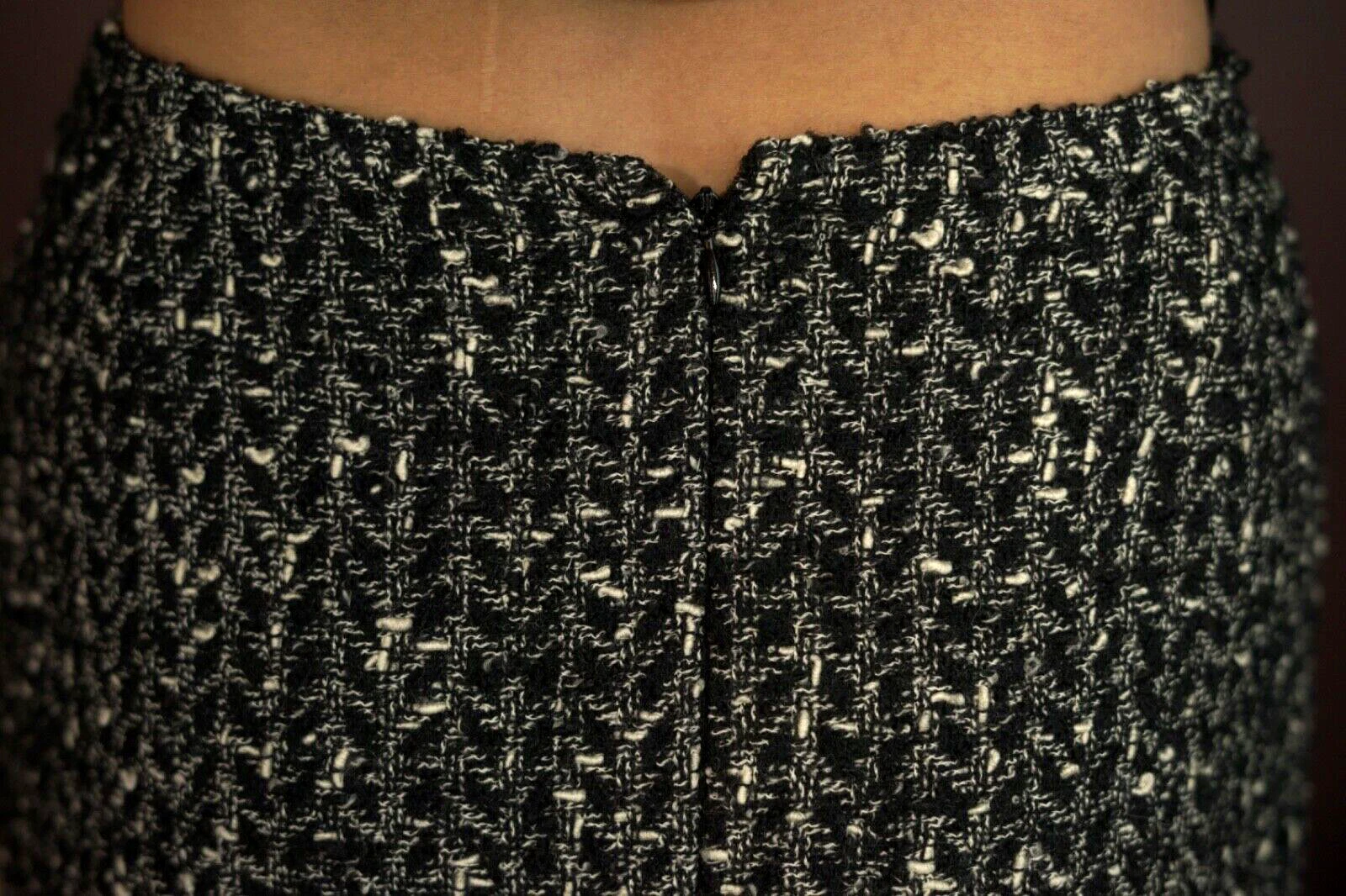 Tuta Chanel vintage FR 38 giacca e gonna in tweed