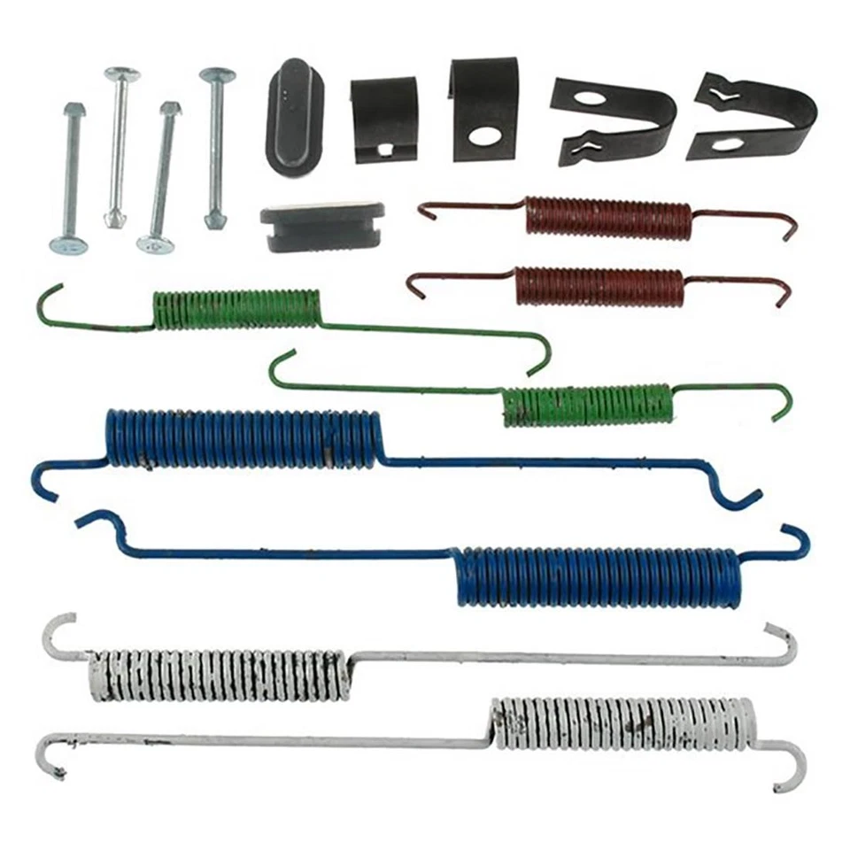 Rear Brake Drums & Brake Shoes Hardware Spring Kit Fits 2011 Ram Dakota - Image 3 of 4