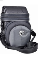 Black Water-Resistant Digital Camera Case w/Belt Loop  Removable Shoulder