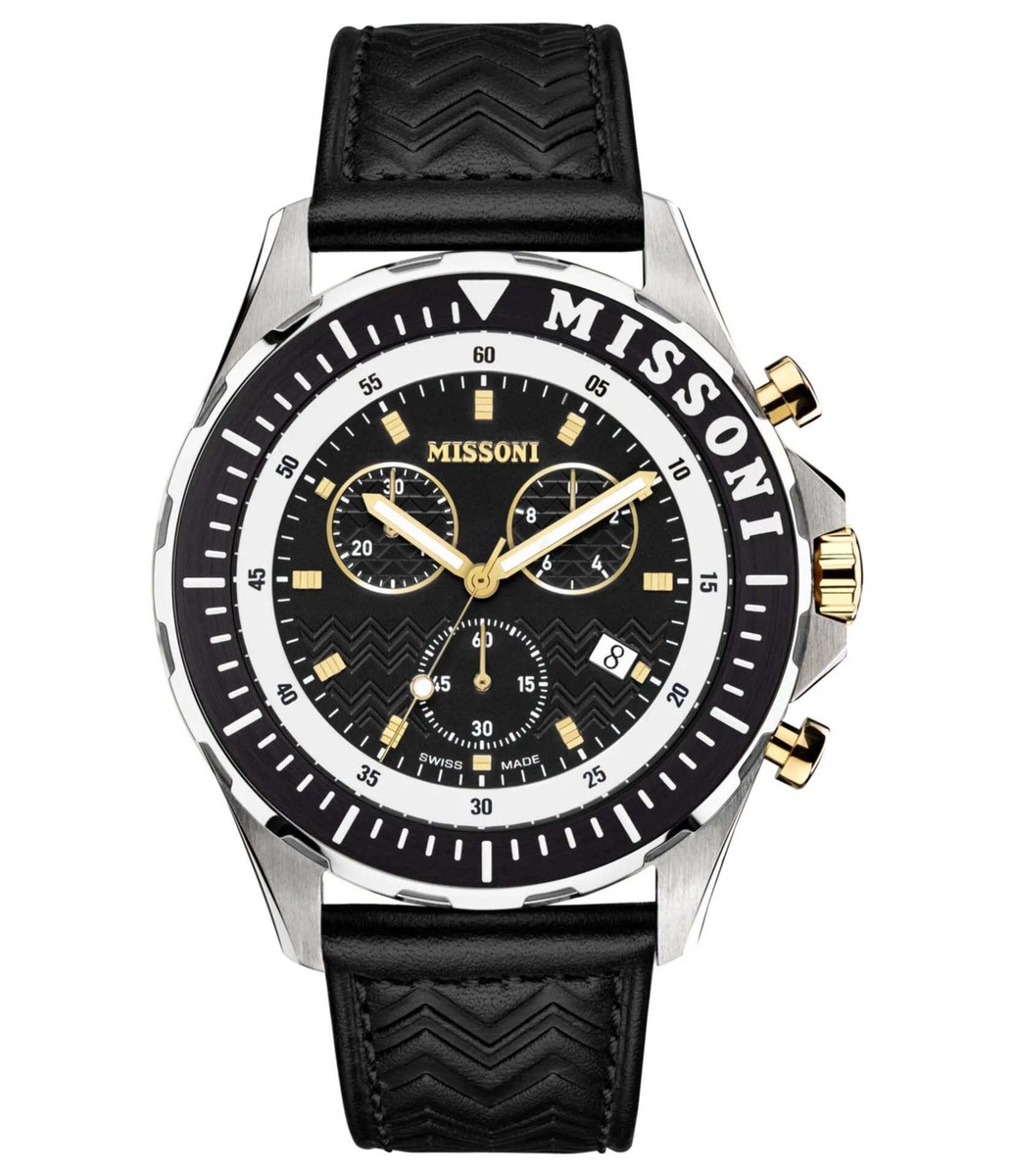 Missoni Black Mens Chronograph Watch Urban MWJD00122 | eBay
