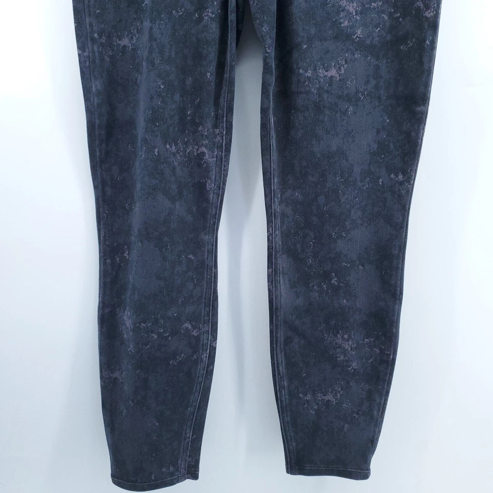 Leggings adelgazantes Spanx para mujer Jean-ish mármol graffiti carbón camuflaje gris | XL Foto 4 de 4