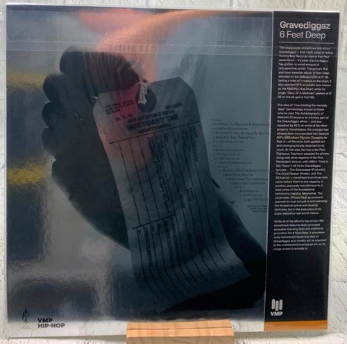 Gravediggaz 6 Feet Deep Black Silver Splatter 33 RPM Vinyl Me Please VMP RH060 - Picture 3 of 5