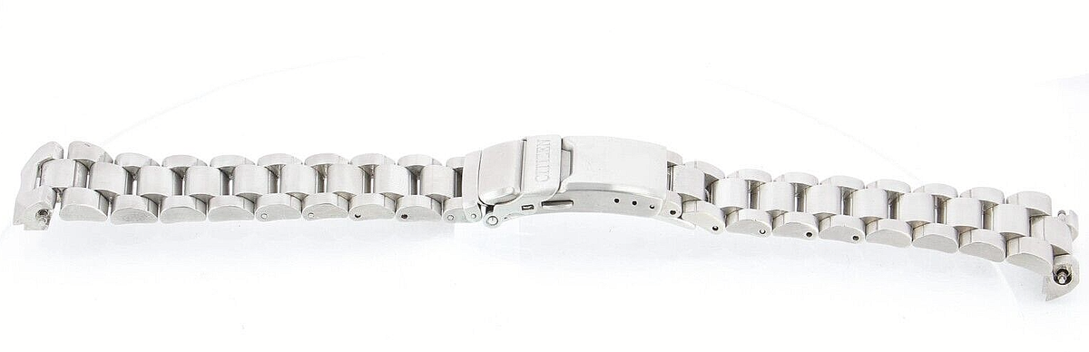 Citizen 19mm Stainless Steel Watch Band Double Lock S1090 fits