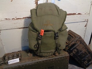 Orig. Snugpack Daypack Rucksack PRO FORCE 35 L oliv / Cover DPM gebr 2935