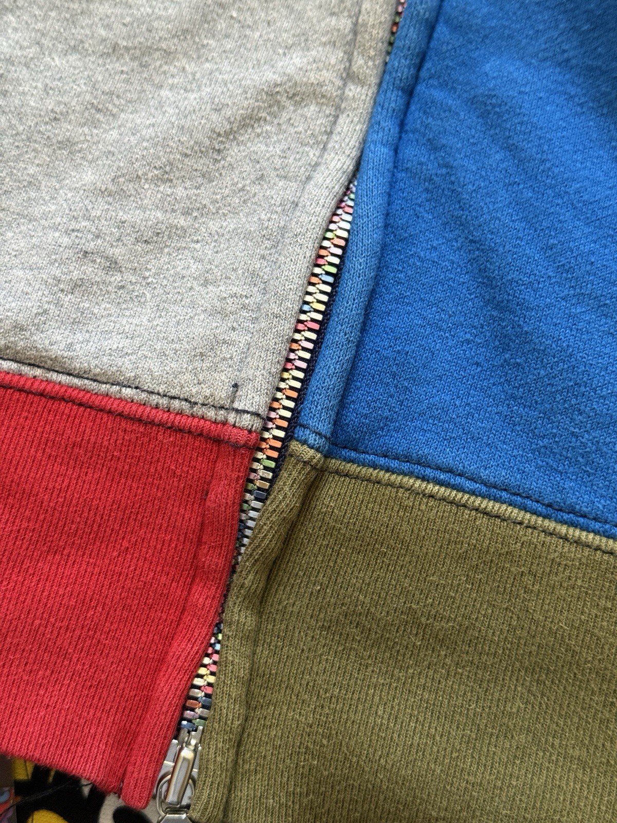 A Bathing Ape Multi Camo Patchwork Shark Hoodie - image 12