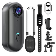 4K Mini WIFI Action Camera 128GB Thumb POV Portable Video Recorder With IPX7 Wat