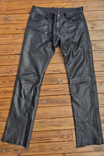 Lederhose Herren Highway 1 schwarz Gr. 50 gebraucht