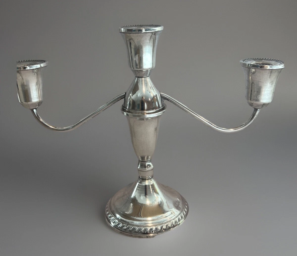 Duchin Creation In Antique Us Sterling Silver Candlesticks