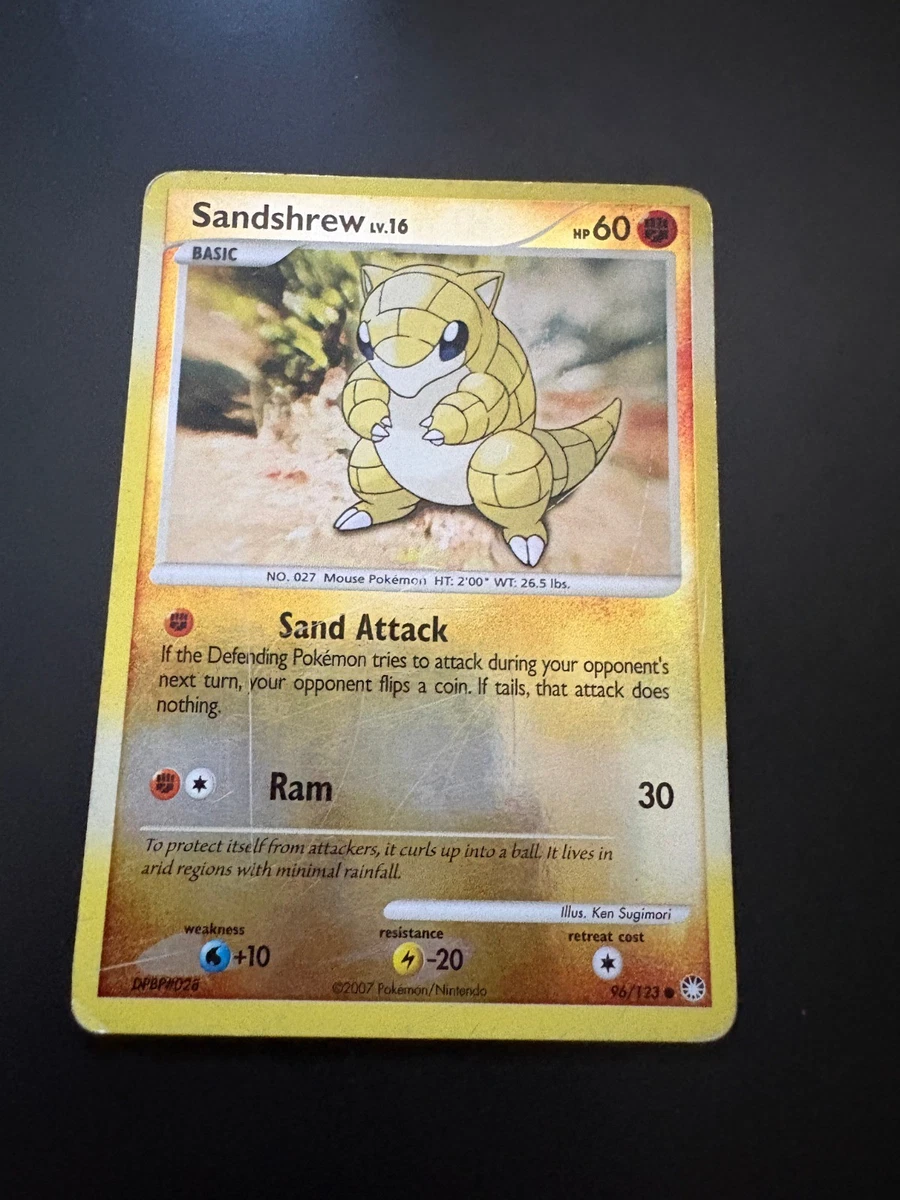 Sandshrew In Pokémon Individual Trading Cards for sale | eBay