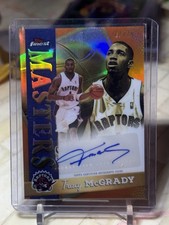 2025 Topps Finest Masters Autographs Tracy McGrady Orange Refractor /25.  🔥🔥🔥