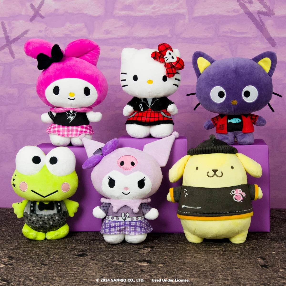 その他 Kitty Jazwares Hello Kitty and Friends Series 2, Chococat 8-inch Punks