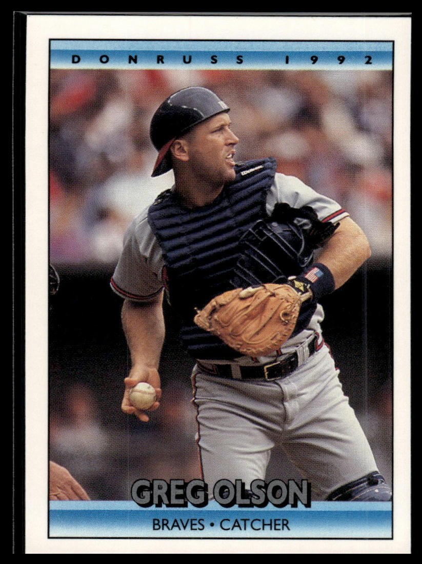 1992 Donruss #386b Greg Olson