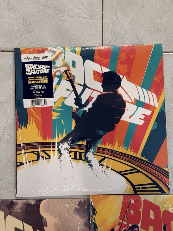Back To The Future Trilogy LOT 1 I & 2 II & 3 III Mondo Vinyl Sealed - Image 3 of 4