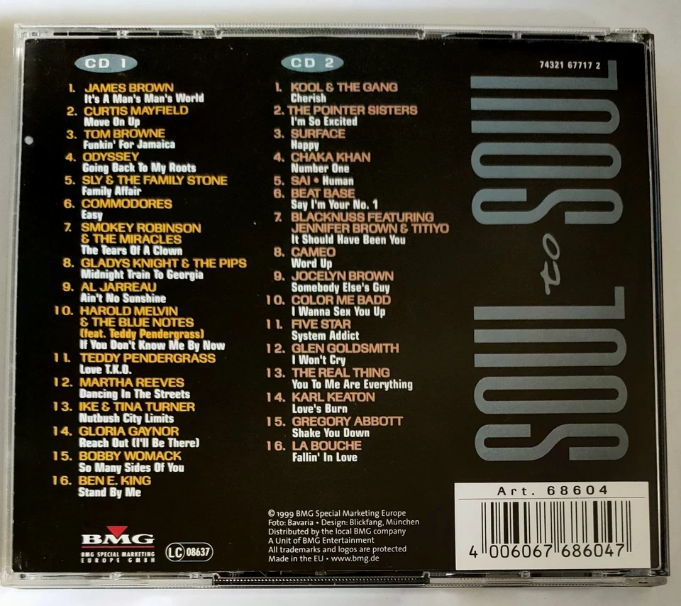 Soul to Soul The very best of black music Doppel - CD Div. Interpreten Sehr gut - Bild 2 von 3