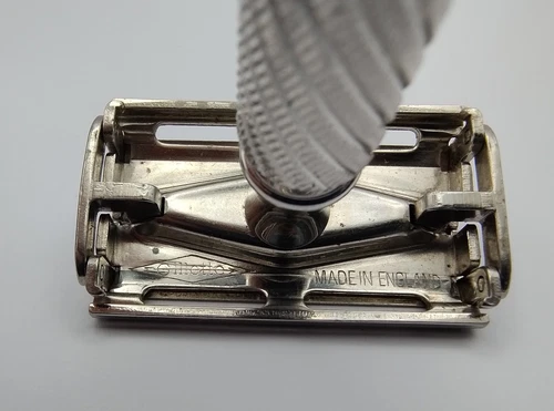 Gillette Aristocrat #66 Rodium Plated - Vintage De Razor - Imagen 8 de 15