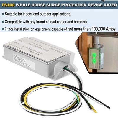 FS100 Whole House Surge Protection Device Rated 100,000 Amps,for Siemens FS100