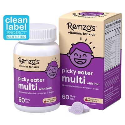 Renzo s Vitamins Picky Eater Multi Cherry Cherry Mo  Cherry | Kids Multivitamin