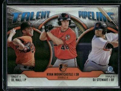 2019 Bowman #TP-BAL DL Hall / Ryan Mountcastle / DJ Stewart Talent Pipeline