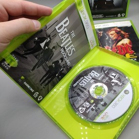 Lot of 4 Xbox 360 Rock Band 1, 2, Beatles & AC/DC Live CIB Complete Tested