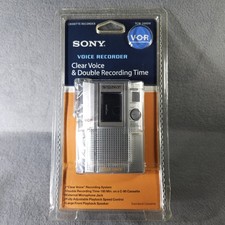 NOS SONY TCM-200DV Clear Voice Cassette Recorder VOR Double Recording Time
