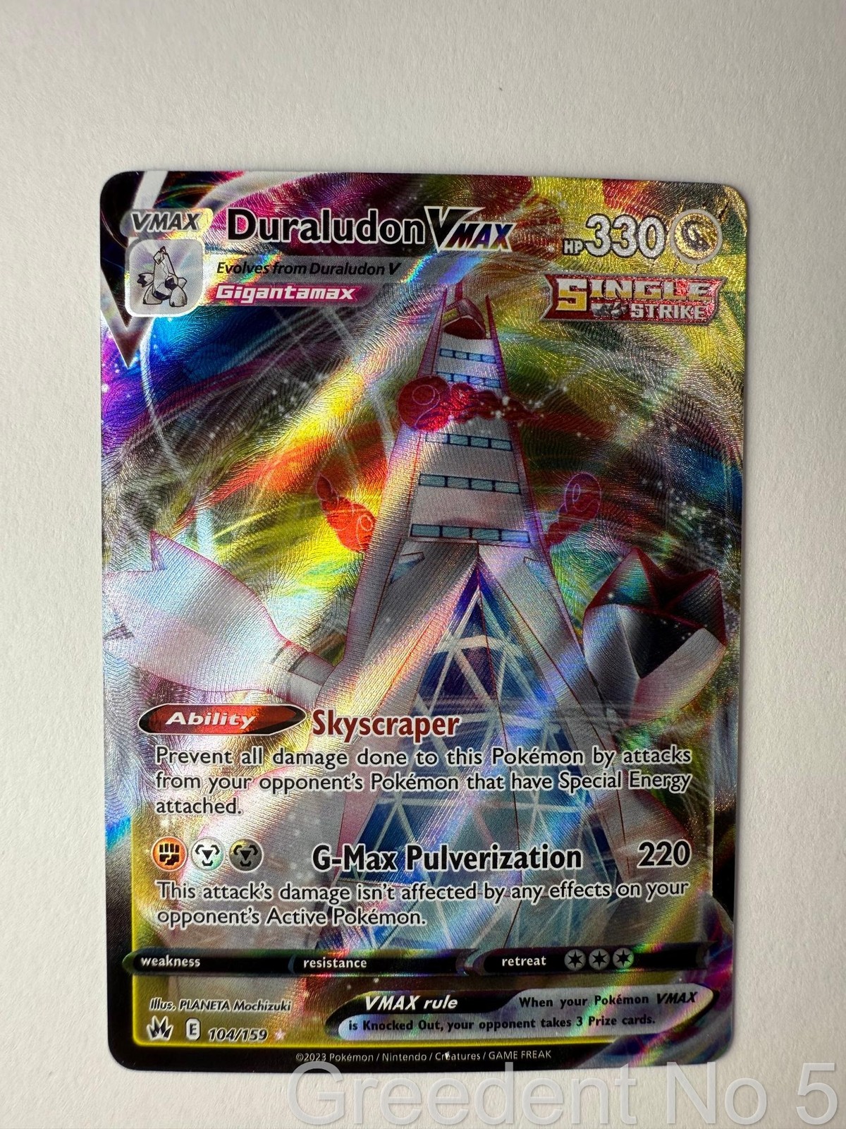 Duraludon VMAX 220/203 Alternate Art Evolving Skies Pokemon Near Mint