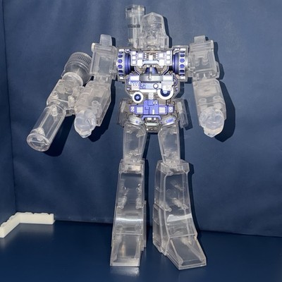 Super7 Transformers Super Cyborg Megatron X-Ray Exclusive Clear RARE