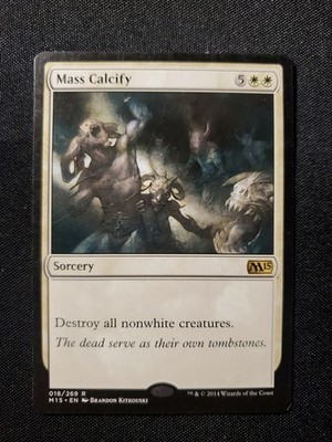 Mass Calcify Core Set 2015 M15 #18 LP Magic The Gathering MTG Tcg See Pics 