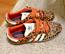 adidas Samba OG Preloved Red Leopard JI2734 Women's Size 12.5 US New