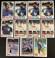 1982 1983 Topps Baseball Pick STARS ($0.99 each) EX/NM (JD-11-a9)