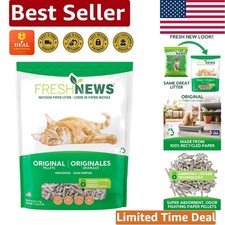 25lb Non-Clumping Recycled Paper Cat Litter   Gentle  Effective Absorbency
