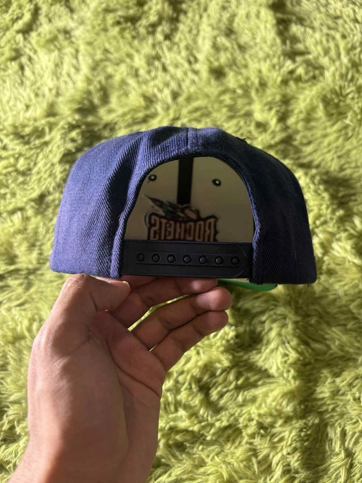 Vintage Houston Rockets American Needle NBA Basketball Blue Hat Snapback!!!! - Image 4 of 4