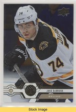 2019-20 Upper Deck Silver Foil Jake DeBrusk #10 READ 0d1x