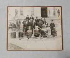 VINTAGE PROHIBITION MOONSHINE STILLS LIQUOR RUM RUNNERS CABINET CARD PHOTO