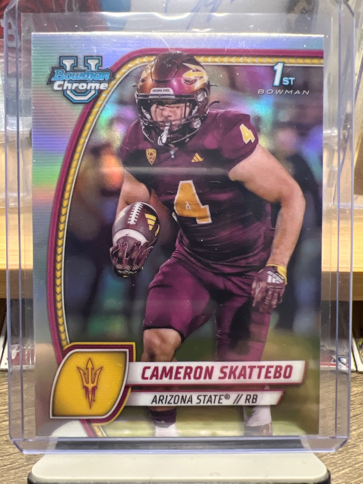 2024 Bowman University Chrome - Cameron Skattebo #37 Refractor (RC)