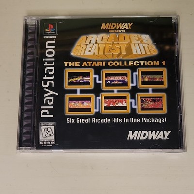 Midway Arcade's Greatest Hits Atari Collection 1 PS1, KA Rated, Manual